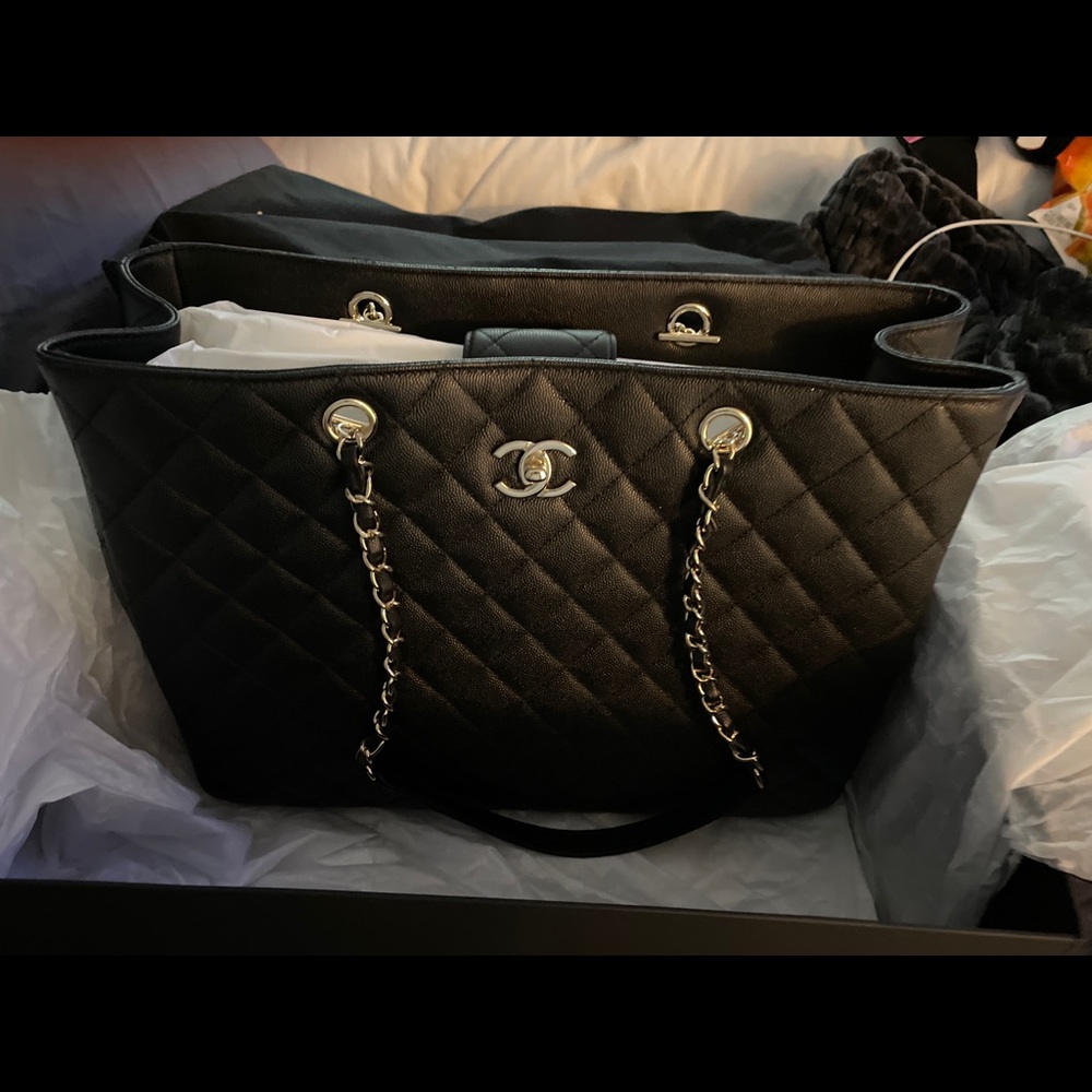 Chanel large shopping bag